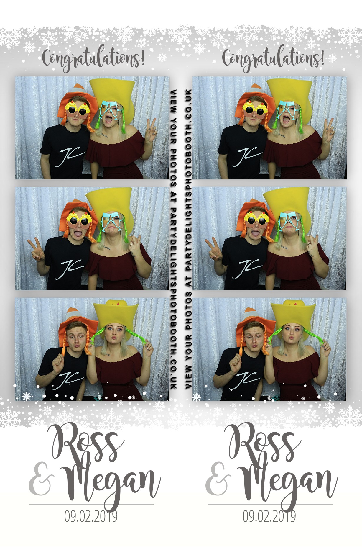 Ross and Megan’s Wedding - Prints | View more photos from the event at gallery.partydelightsphotobooth.co.uk/u/PartyDelightsPhotoBooth/Ross-and-Megan’s-Wedding-Prints